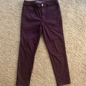 American Eagle Outfitters High Rise Jegging Crop